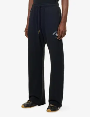 HONOR THE GIFT Honor History Straight-Leg Cotton-Jersey Jogging Bottoms detail 3