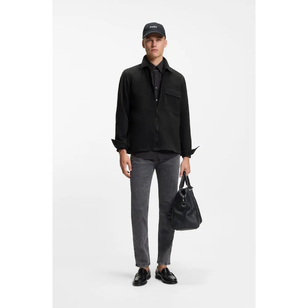 Boss Men's Lorum Cotton Full-Zip Jacket detail 3