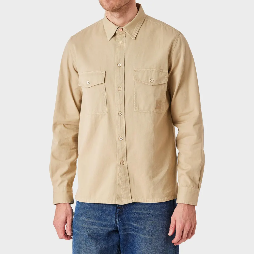 PS Paul Smith Men's Zebra Long Sleeve Overshirt detail 2