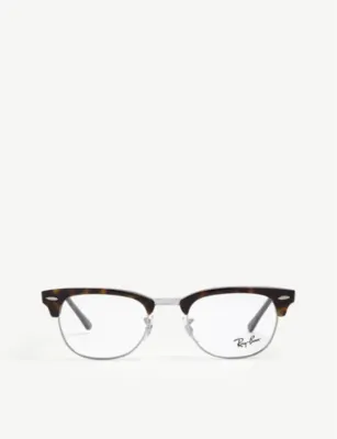 RAY-BAN Clubmaster rectangle-frame glasses