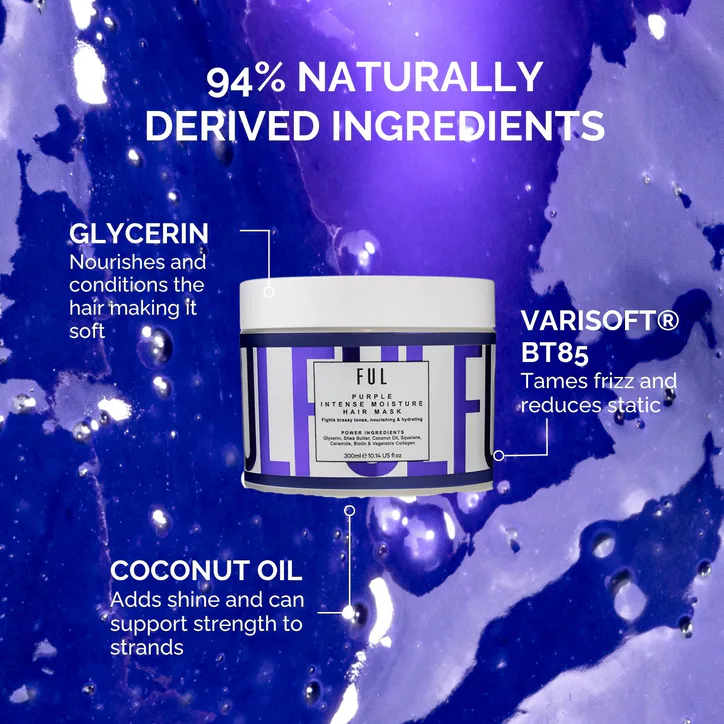 FUL Purple Intense Moisture Hair Mask 300ml, additional product view 3