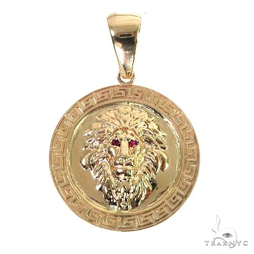 RINA - For Him FACTORY 14K Yellow Gold Lion Pendant 36994 in Rose Gold – Pendant