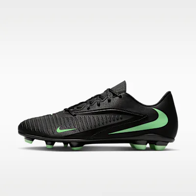 Nike Phantom 6 Low Club Multi-Ground Football Boot - Black/Black/Illusion Green