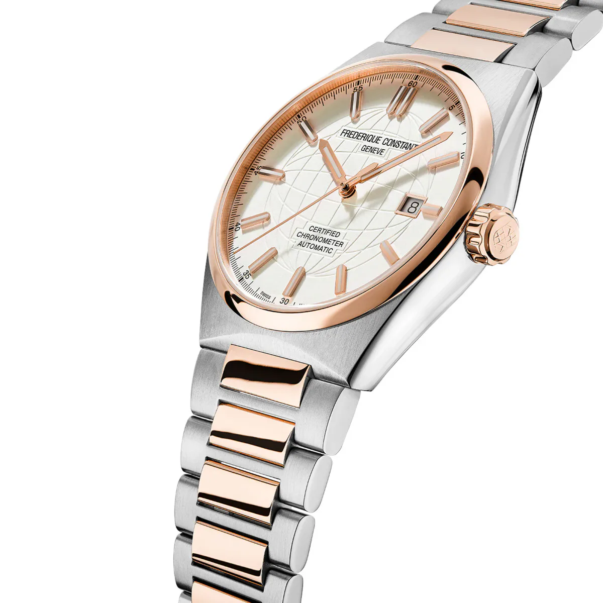 Frederique Constant Highlife Automatic Mens Watch Set in Silver, additional product view 2