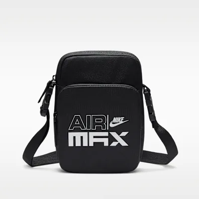 Nike Heritage Cross-Body Bag (4L) - Black/Black/Reflect Silver