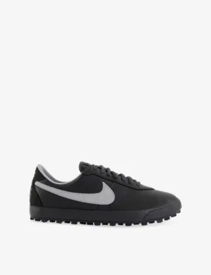 For Him Astrograbber Leather Trainers - 8 in OFF NOIR CEMENT GREY – Mens | Trainers | Lace up trainers
