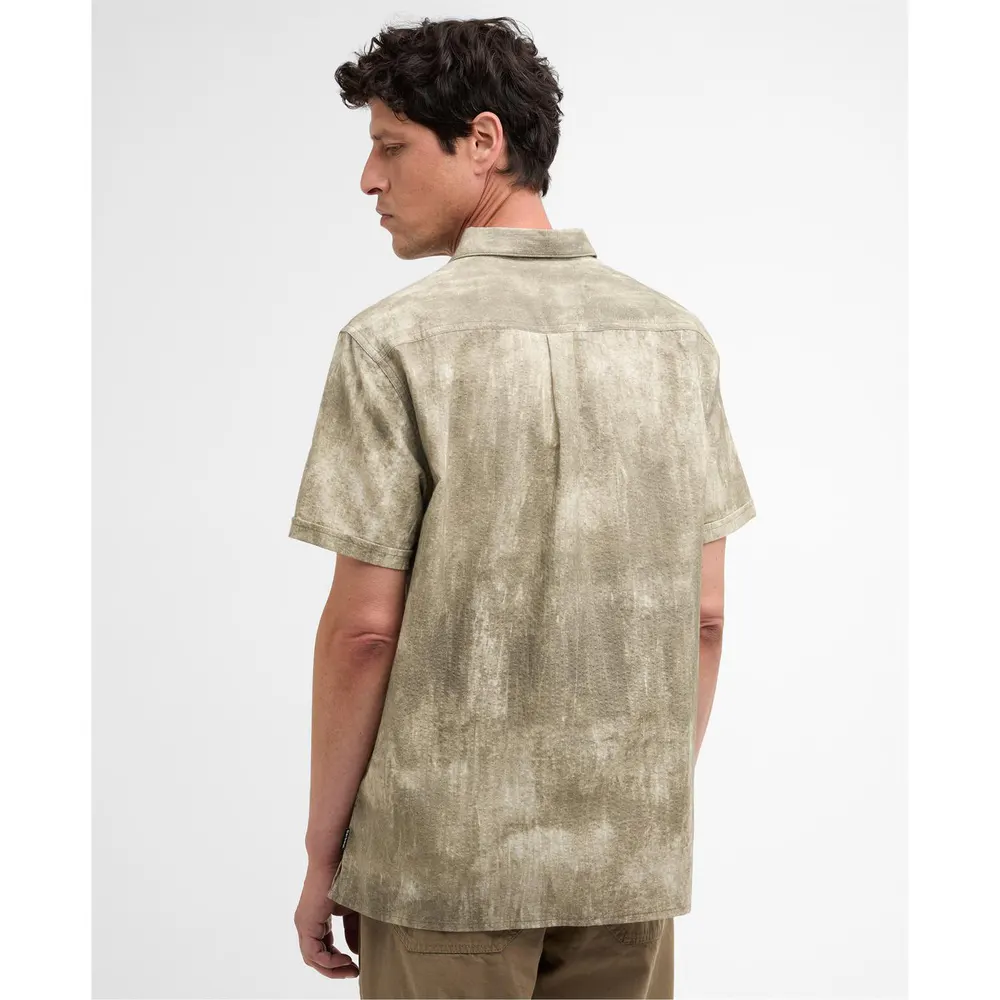 Barbour Mens Ross Short Sleeve Shirt detail 3