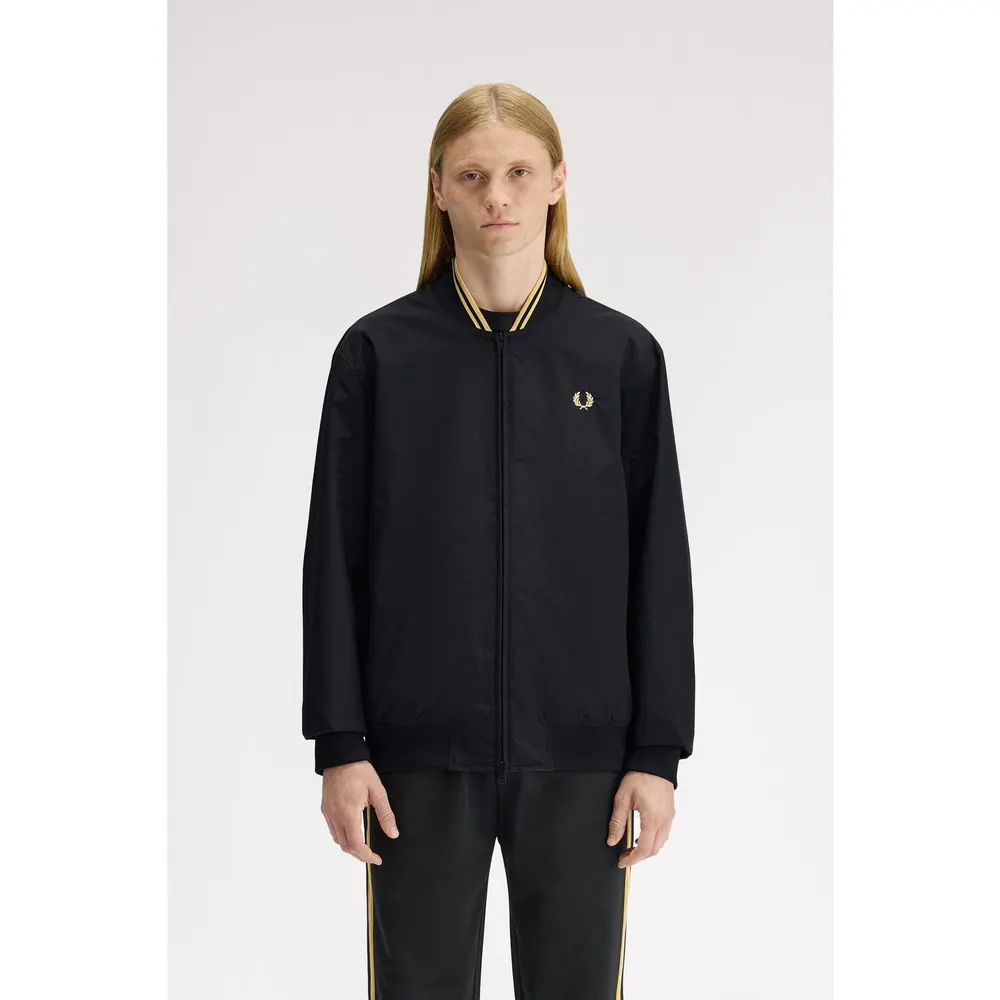 Fred Perry Men's Bomber Jacket detail 3