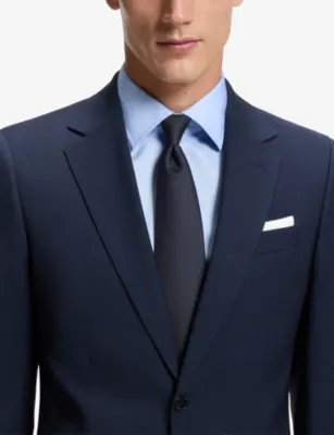 BOSS Woven Silk Tie detail 2