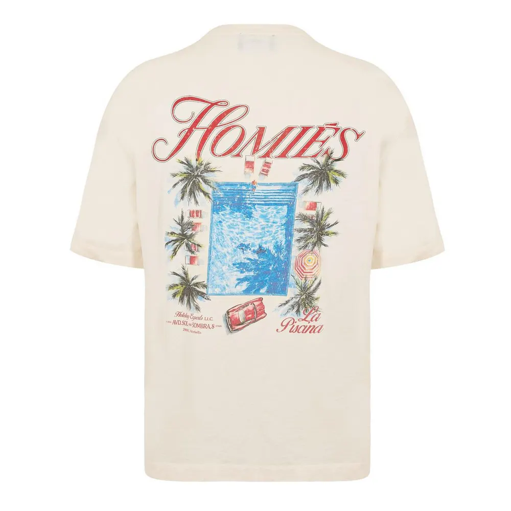 Homies Marbella HOMIES PISCINA T-SHIRT BEIGE in Beige, additional product view 2