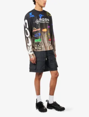 REESE COOPER Owens Long-Sleeve Micro-Mesh Jersey Top detail 2