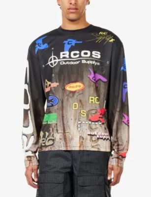 REESE COOPER Owens Long-Sleeve Micro-Mesh Jersey Top detail 3