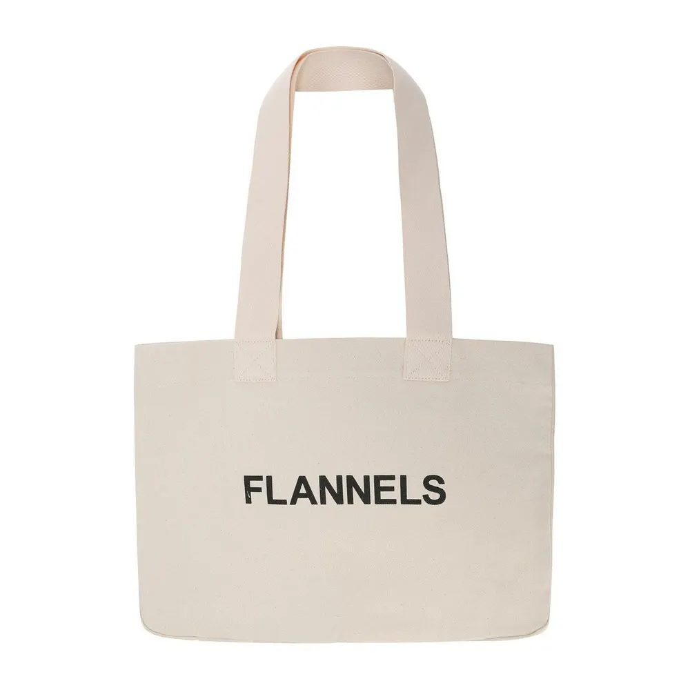 For Him Canvas Logo Tote Bag