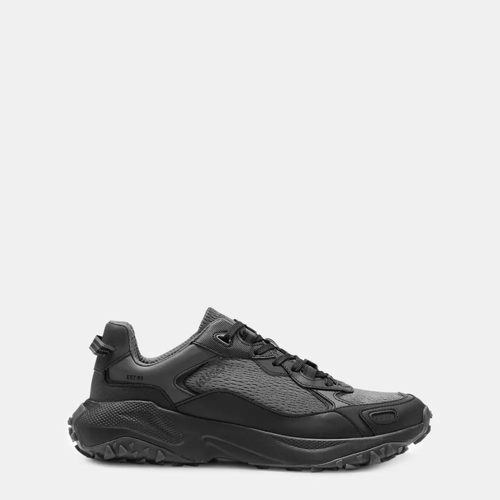 Hugo Men's Cyrus Low-Top Trainers in Charcoal 010 – Footwear