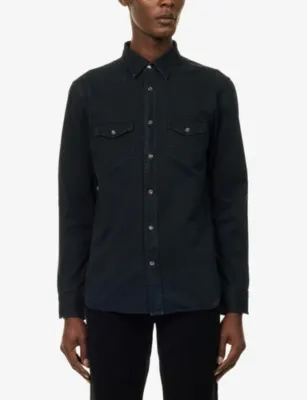 TOM FORD Slim-Fit Western Denim Shirt - 15.75 detail 3