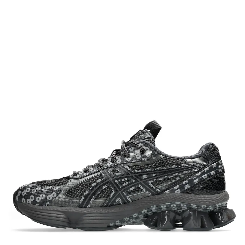 Asics Mens US7-S GEL-KINETIC FLUENT Shoes in Grey/Graphite, additional product view 2