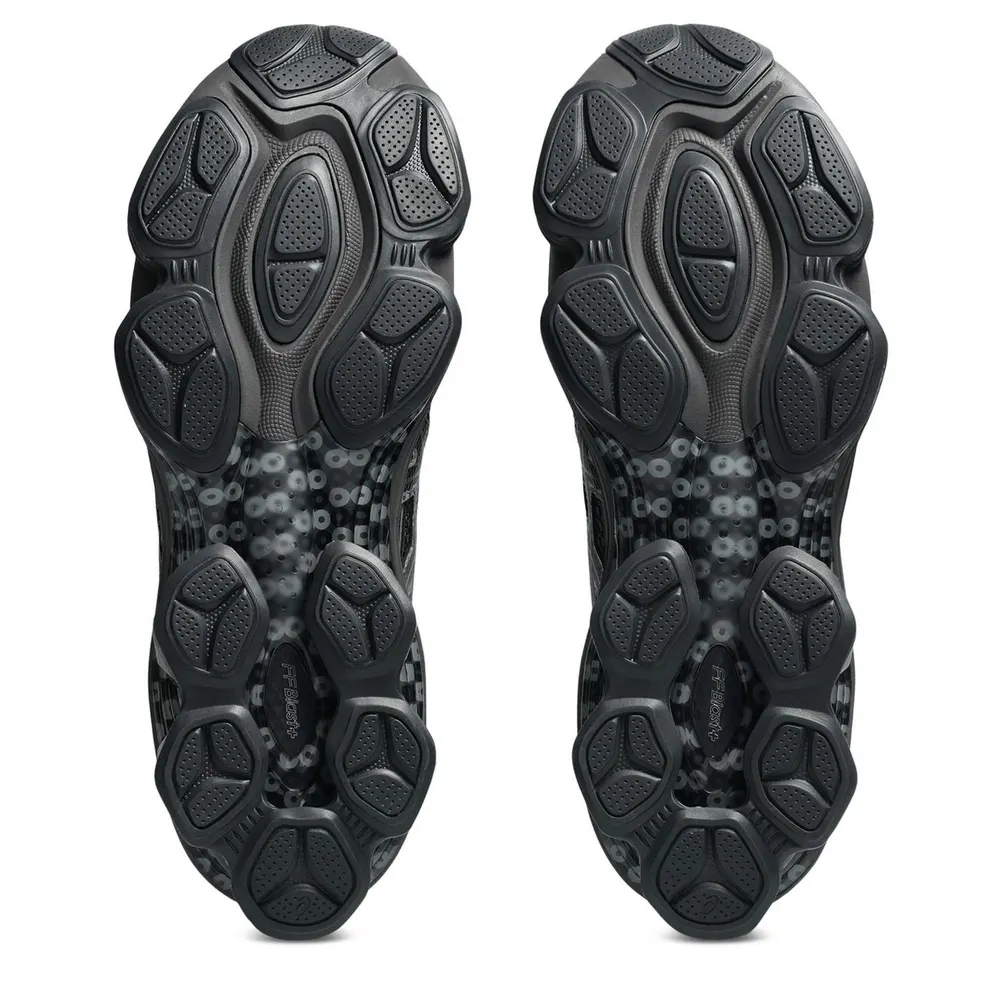 Asics Mens US7-S GEL-KINETIC FLUENT Shoes in Grey/Graphite, additional product view 3