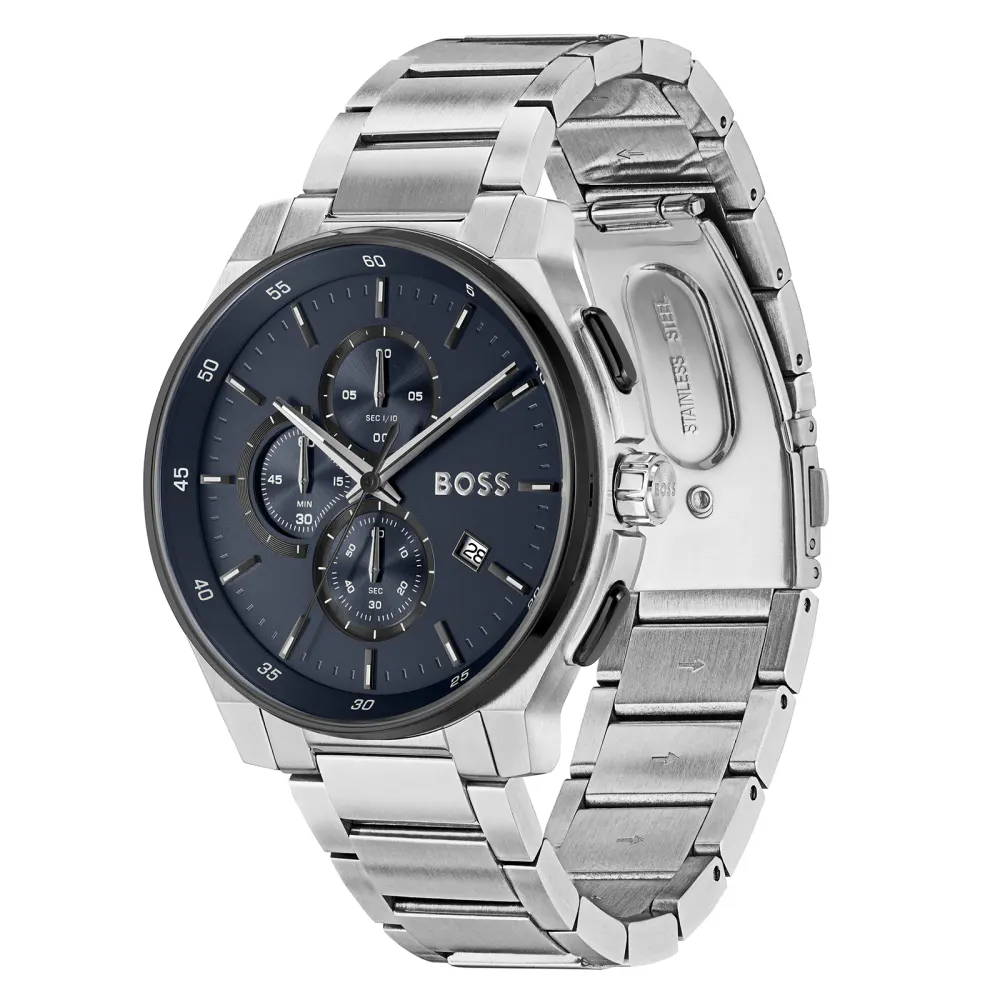 BOSS Peak 2.0 45mm Mens Watch Blue in Blue, additional product view 2