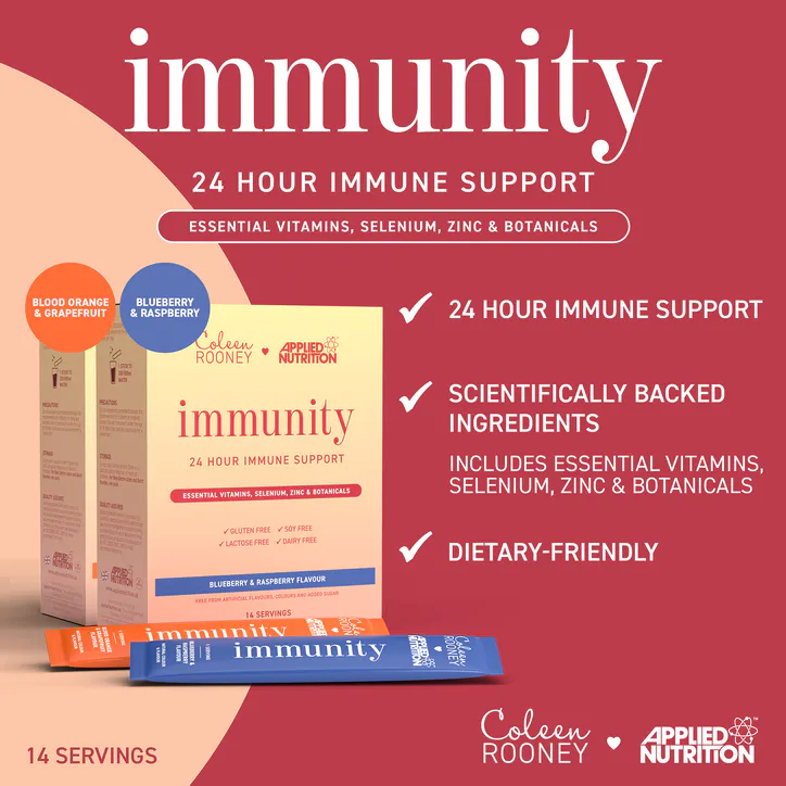 Applied Nutrition Coleen Rooney Immunity Support Blueberry & Raspberry 14 x 5g Sachets detail 2