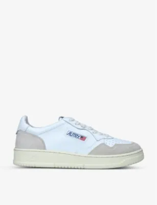 AUTRY Medalist low-top leather trainers - EUR 40 / 6 UK MEN in WHITE – Mens | Trainers | Lace up trainers
