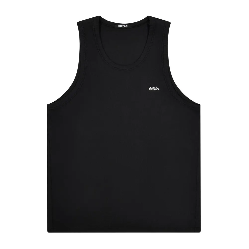 No Fear Mens Logo Ribbed Tank Top