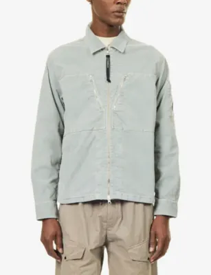 CP COMPANY Corduroy Lens Zipped Stretch-Cotton Jacket detail 3