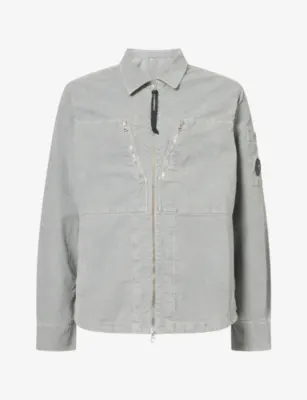 CP COMPANY Corduroy Lens Zipped Stretch-Cotton Jacket