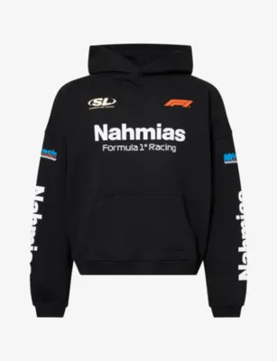 NAHMIAS F1 Brand-Print Cotton Hoody