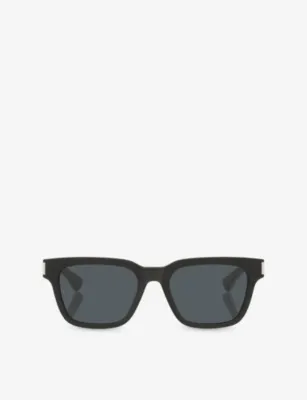 SAINT LAURENT SL 790 Square-Frame Acetate Sunglasses