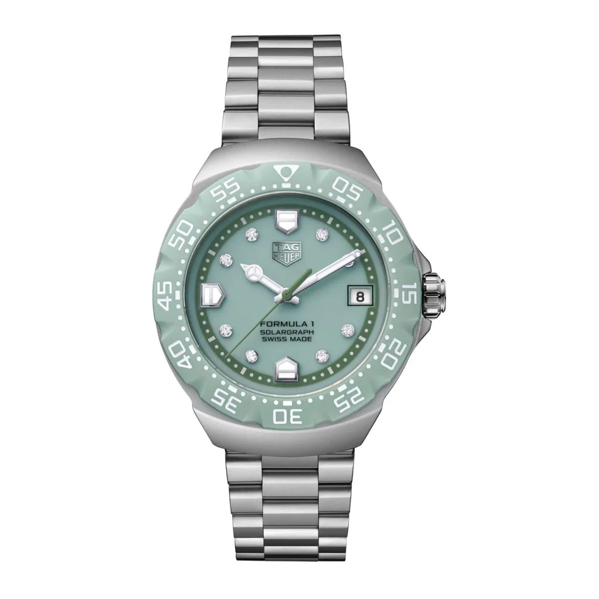 TAG Heuer Formula 1 Solargraph Limited Edition 38mm Unisex Watch Green