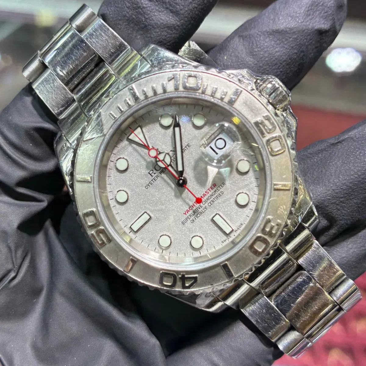 ANKUR - For Him WATCHES Rolex Yacht-Master 40mm | Oystersteel | Platinum Dial – Watch