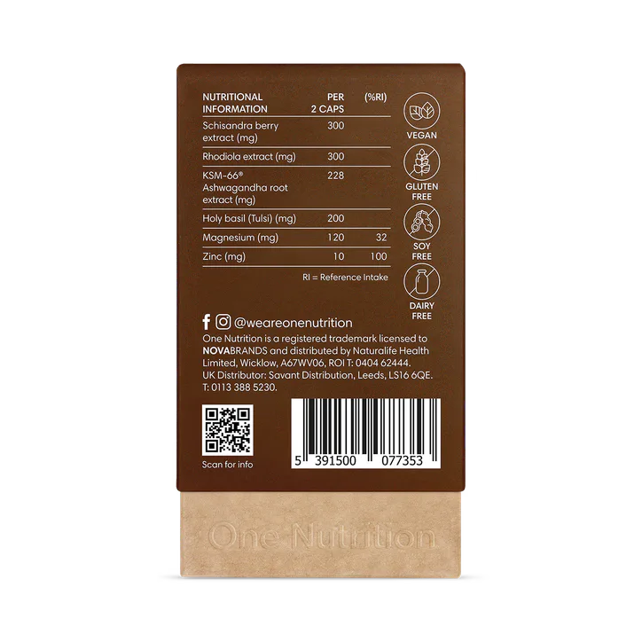 One Nutrition Ashwagandha Mega Blend - 60 caps detail 2