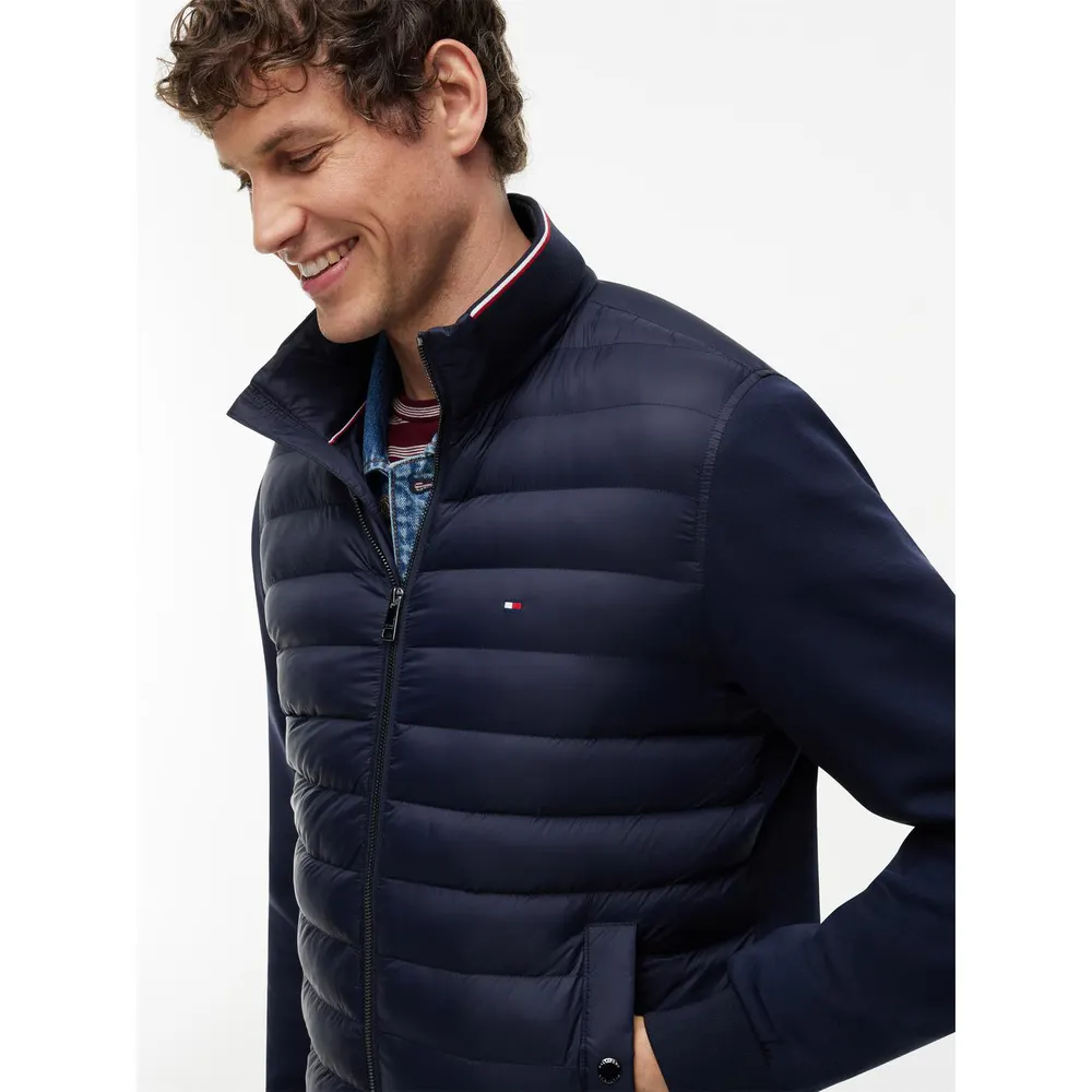 Tommy Hilfiger Men's Cotton Full-Zip Hybrid Jacket detail 3