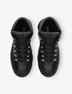 MONCLER Peak Trek Leather Hiking Boots - EUR 42 / 8 UK MEN detail 2