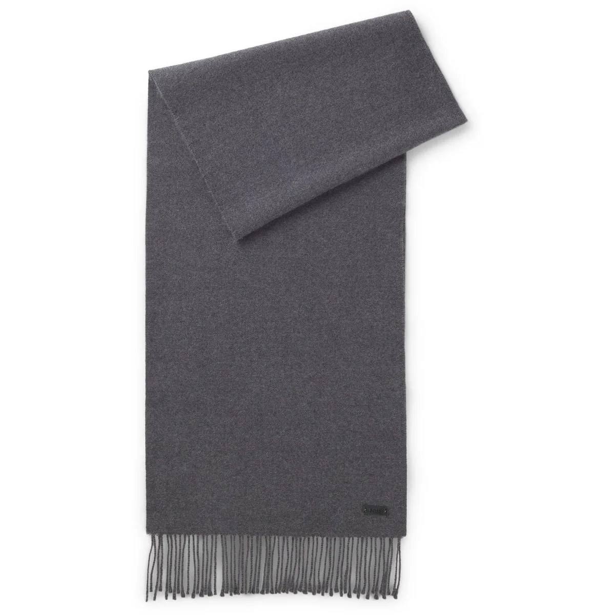 Boss Mens BOSS Knitted Scarf with Logo Detail (Naster)