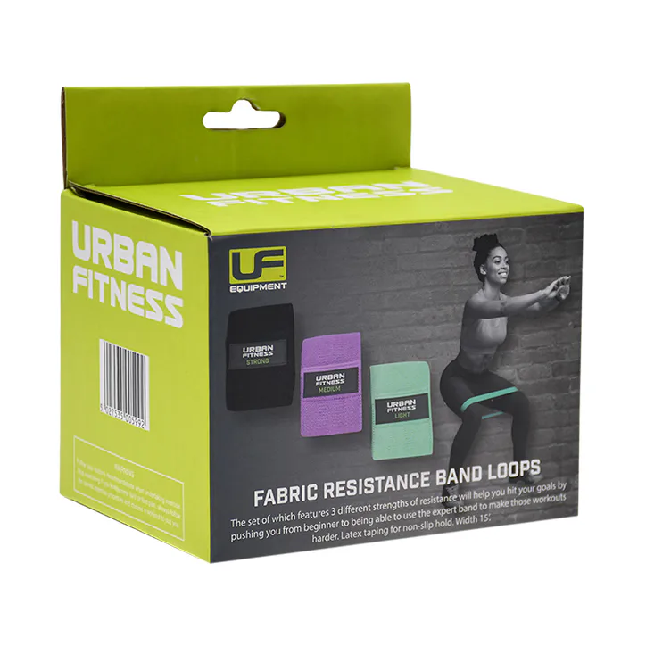 Urban Fitness Fabric Resistance Band Loop (Set of 3) 15 Inch – Active Nutrition > Sports Accessories > Fitness Equipment