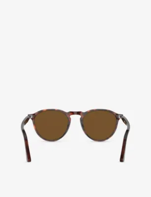 PERSOL PO3286S Phantos-Frame Tortoiseshell Acetate Sunglasses detail 3