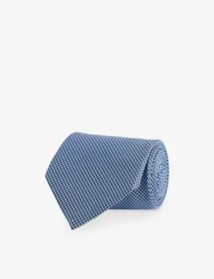 TOM FORD Pattern Weave Silk Tie