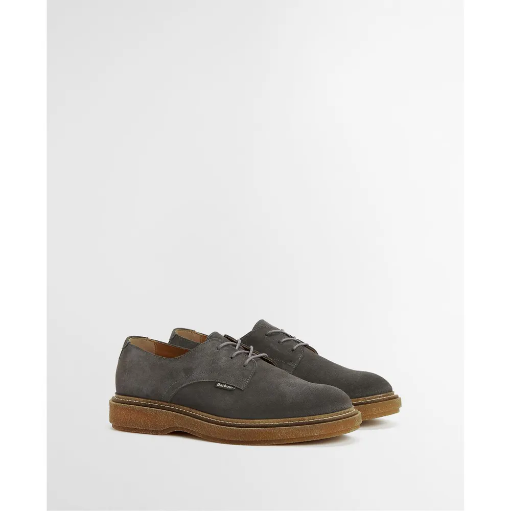 Barbour Mens Harefield Derby Shoe in GY19 Slate Grey, additional product view 2