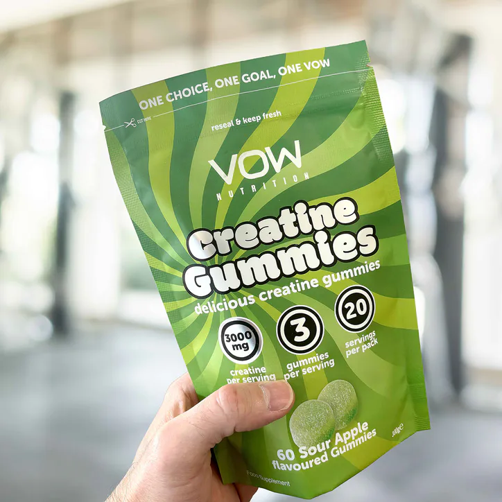 Vow Nutrition Creatine Gummies Sour Apple 60 Gummies detail 2