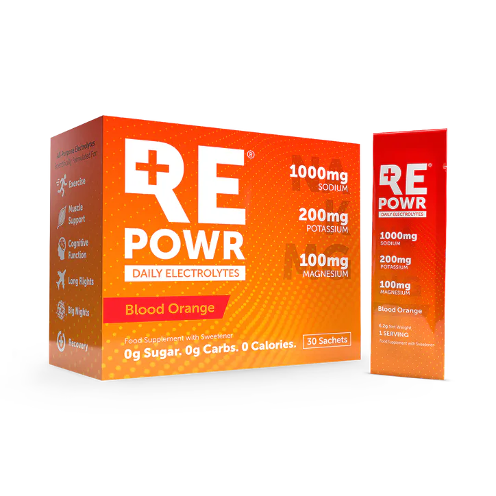 REPOWR Daily Electrolytes Blood Orange 30 Sachets