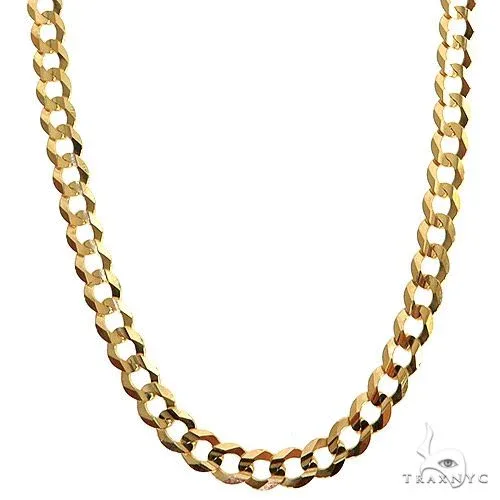 JALGAS - ROYAL CHAIN GROUP 14k Yellow Gold Solid Curb Link 4.6mm 18 inches 68813 in Yellow – Chain