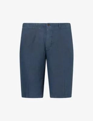 CORNELIANI Knee-Length Linen Shorts