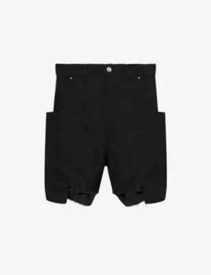 RICK OWENS Stefan Wool Cargo Shorts