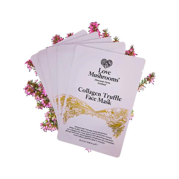 Love Mushrooms Collagen Truffle Face Mask 5 Pack, additional product view 3