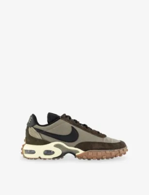 For Him Air Max Waffle Suede Trainers - 5.5 in MATTE OLIVE BLACK GUM DA – Mens | Trainers | Sports shoes