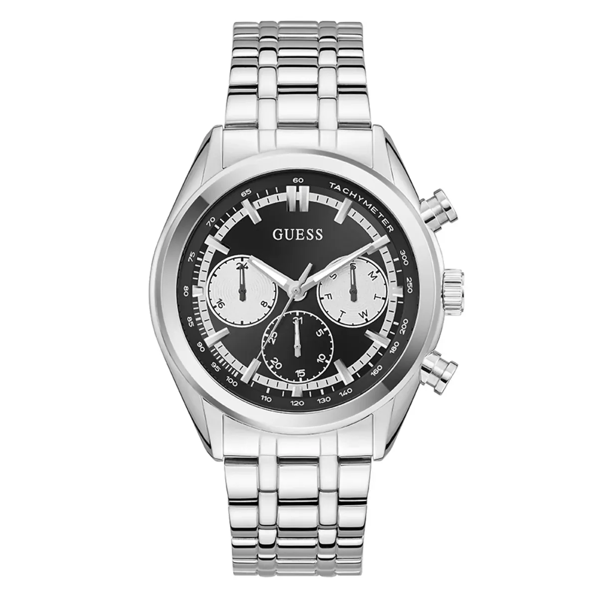 Guess Dawson 44mm Mens Watch Black