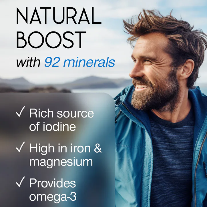 SuperSelf Sea Moss Wildcrafted North Atlantic 30 Capsules detail 3