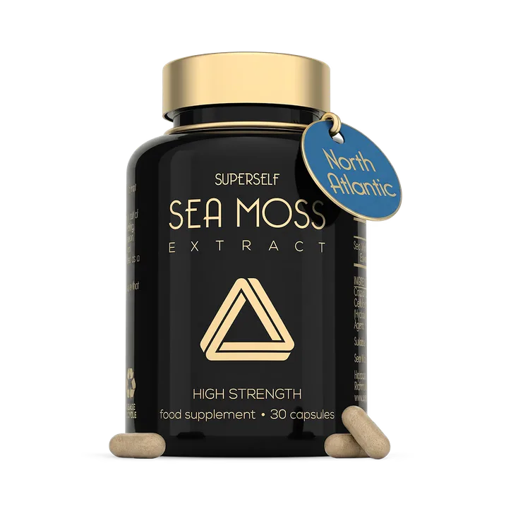 SuperSelf Sea Moss Wildcrafted North Atlantic 30 Capsules