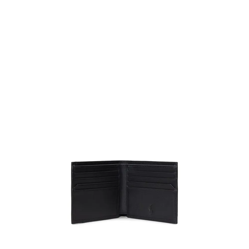 Polo Ralph Lauren Men's Smooth Leather Billfold Wallet detail 3